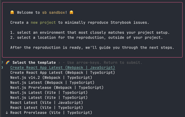 Storybook reproduction generator template