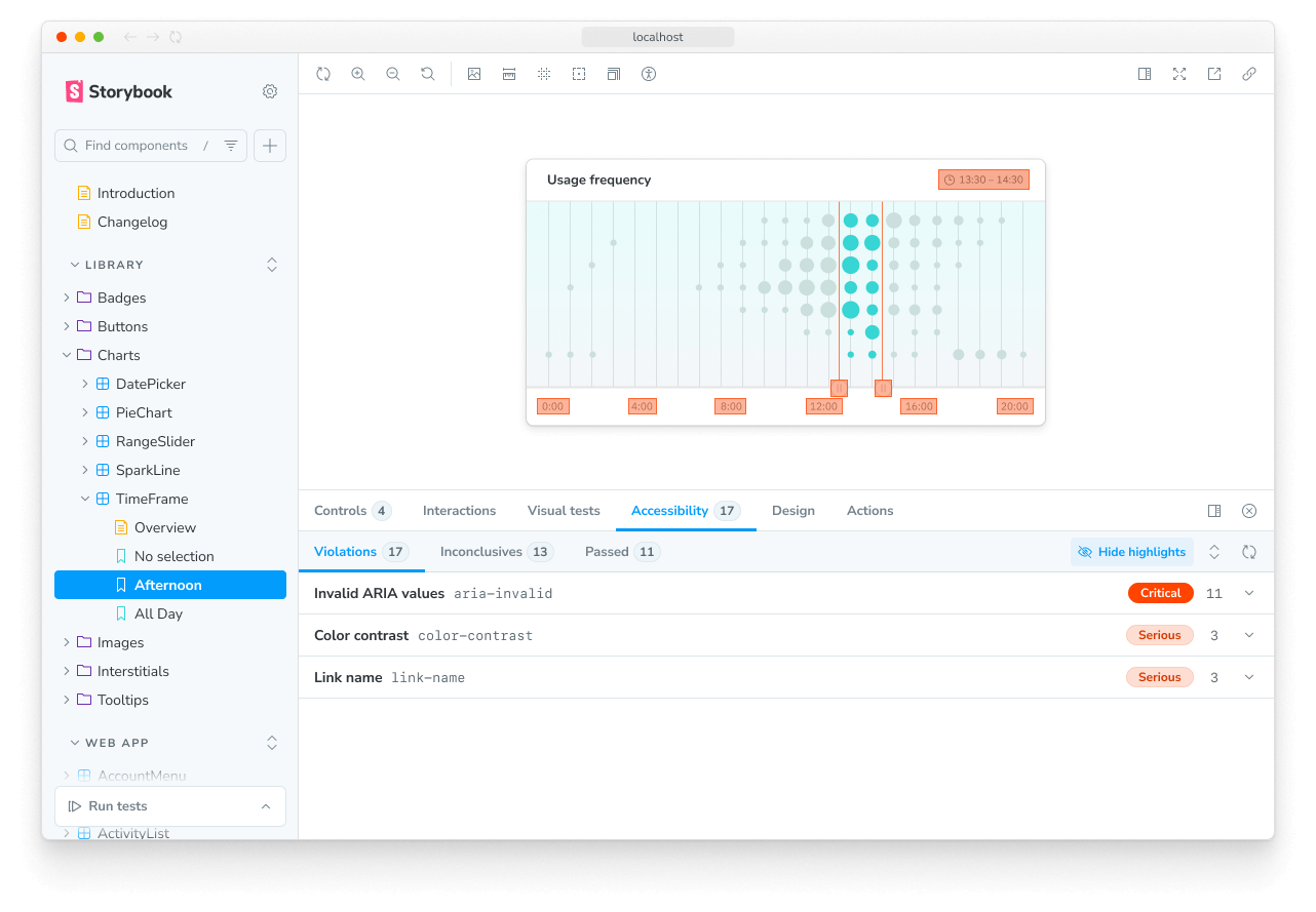 Story with highlighted elements