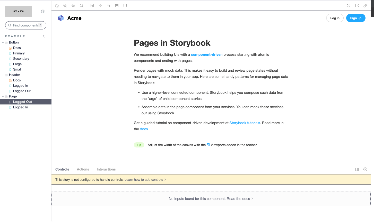 Storybook custom theme loaded