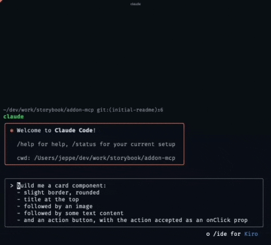 Storybook MCP Addon Demo